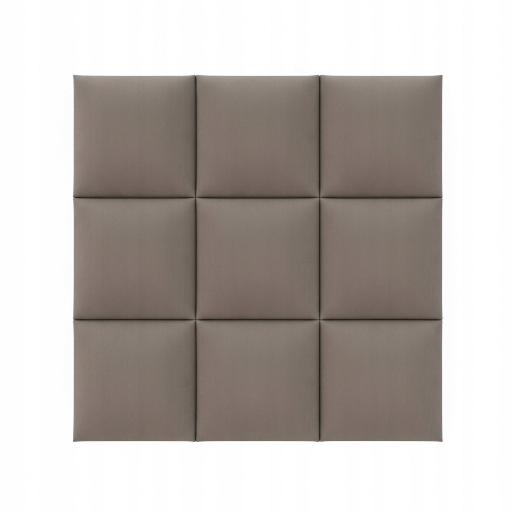 PANELE TAPICEROWANE WELUROWE ŚCIENNE SZARE WEZGŁOWIE