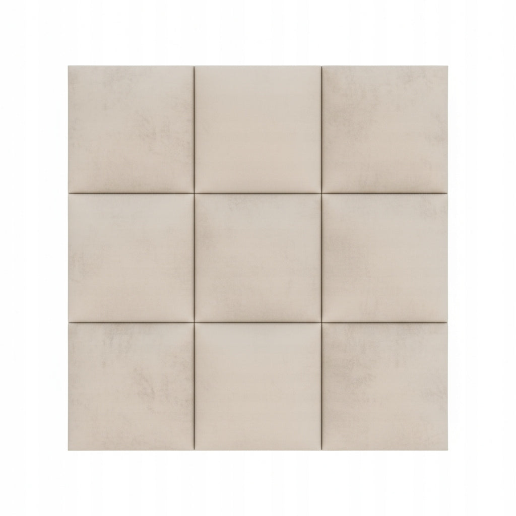 PANELE TAPICEROWANE WELUROWE ŚCIENNE BIAŁY WEZGŁOWIE