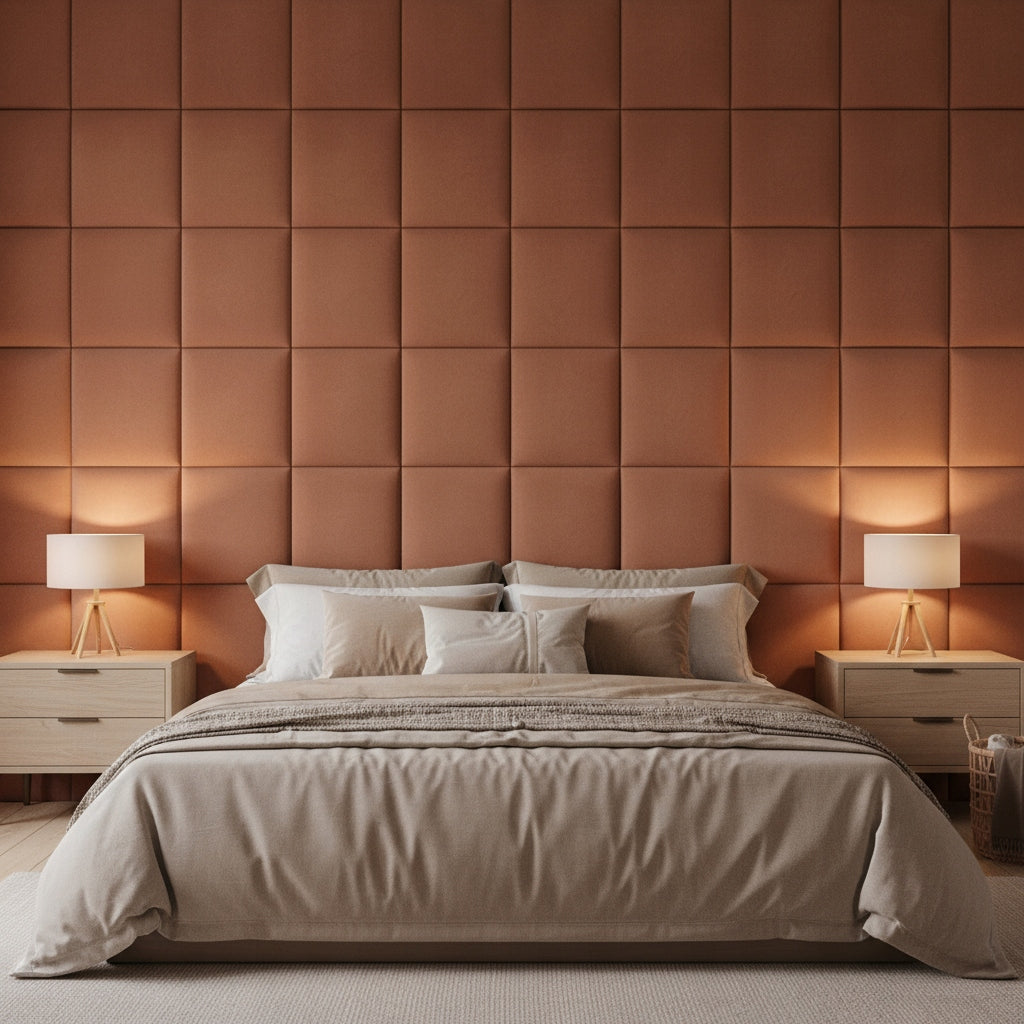 PANELE TAPICEROWANE 30X70 CM WELUROWE ŚCIENNE RÓŻ INDYJSKI WEZGŁOWIE