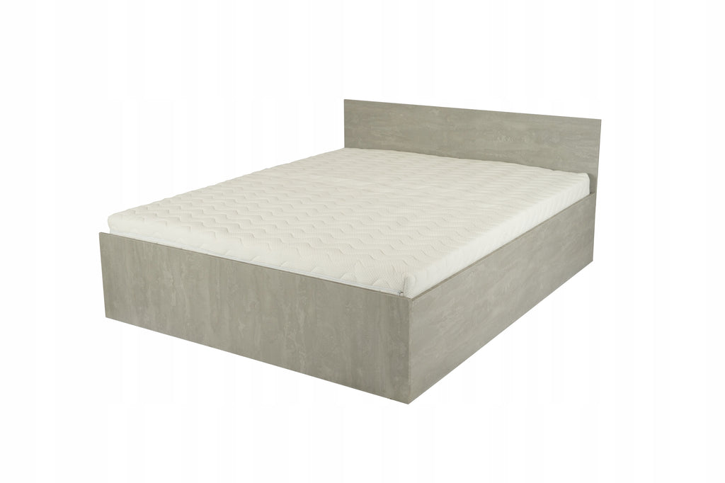 ŁÓŻKO PODNOSZONE BETON + STELAŻ METALOWY + POJEMNIK