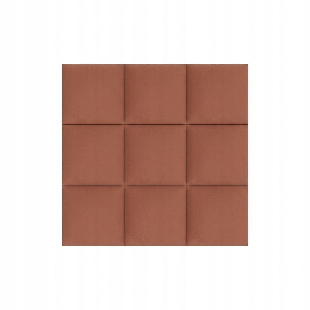 PANELE TAPICEROWANE 30X40 CM WELUROWE ŚCIENNE RÓŻ INDYJSKI WEZGŁOWIE