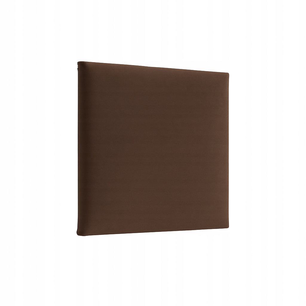 PANELE TAPICEROWANE WELUROWE ŚCIENNE BRĄZ WEZGŁOWIE