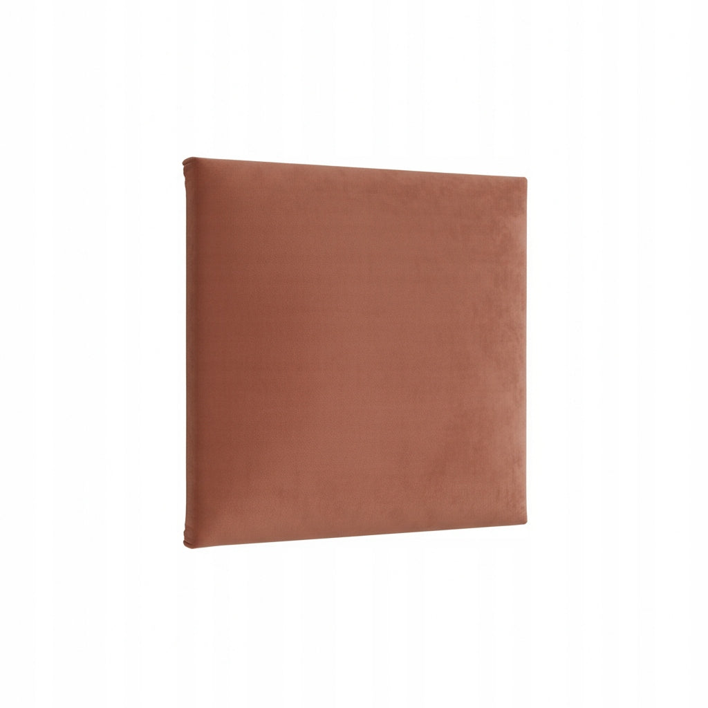 PANELE TAPICEROWANE WELUROWE ŚCIENNE RÓŻ INDYJSKI WEZGŁOWIE