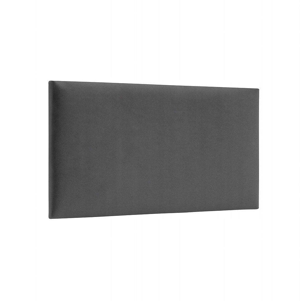 PANELE TAPICEROWANE 30X60 CM WELUROWE ŚCIENNE SZARE CIEMNE WEZGŁOWIE