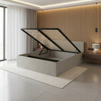 ŁÓŻKO PODNOSZONE BETON + STELAŻ METALOWY + POJEMNIK