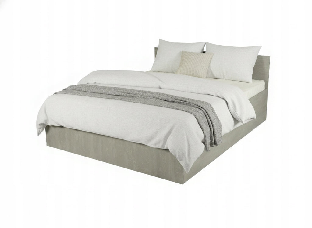 ŁÓŻKO PODNOSZONE BETON + STELAŻ METALOWY + POJEMNIK