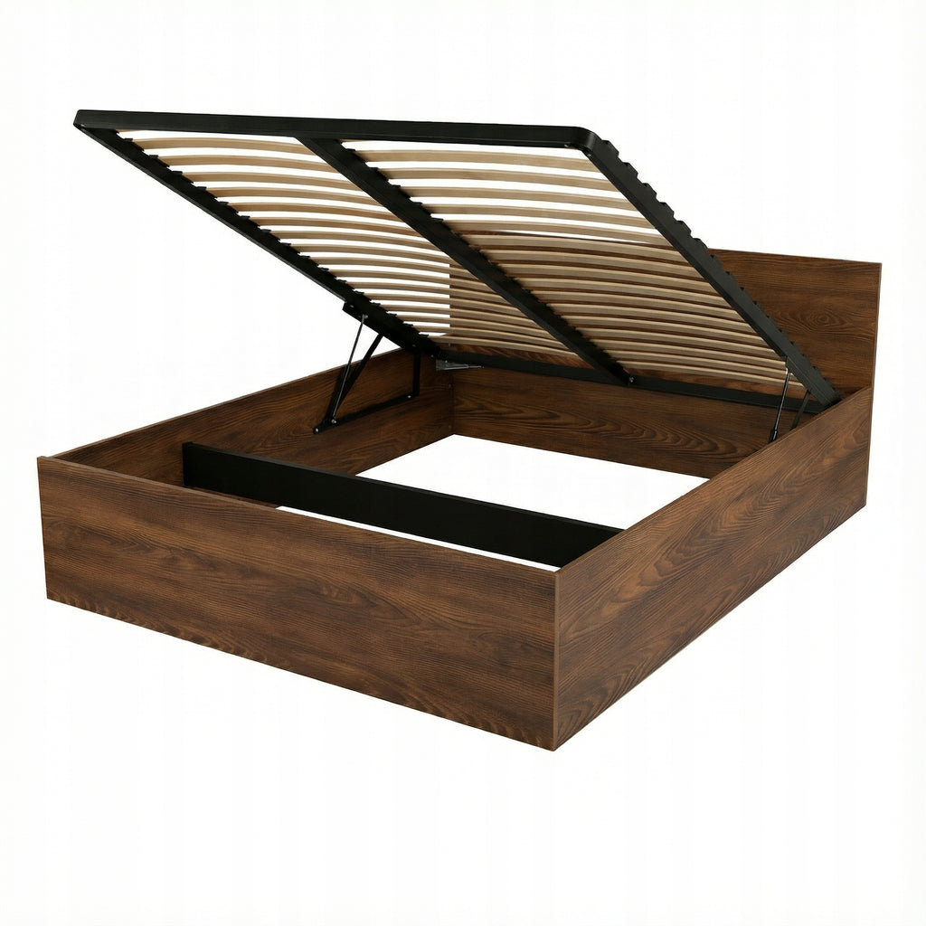 ŁÓŻKO PODNOSZONE KASZTAN AVARDONA + STELAŻ METALOWY + POJEMNIK